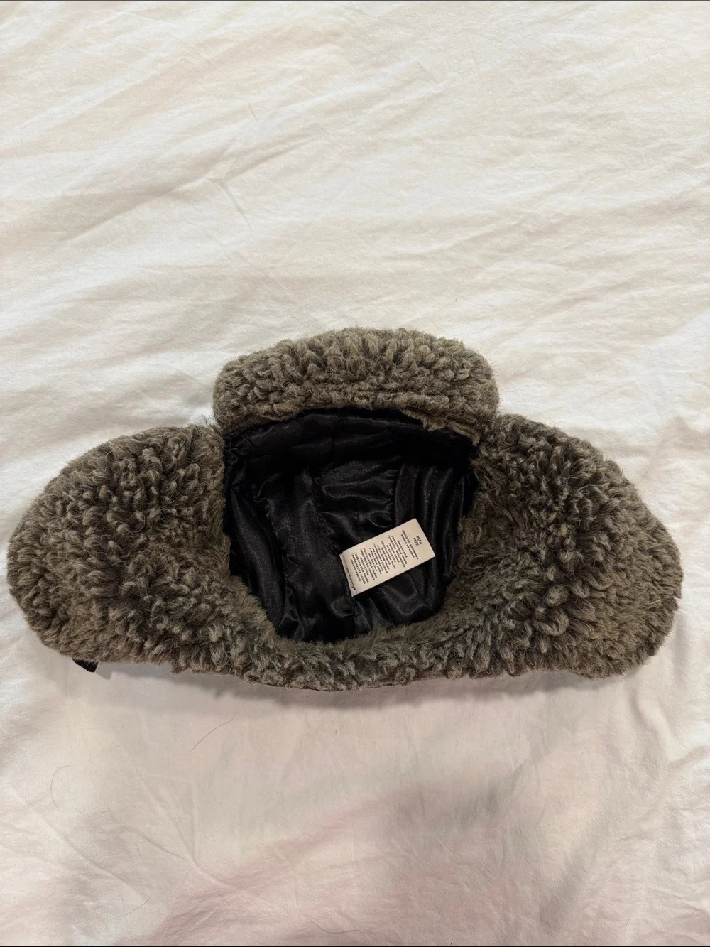 Eddie Bauer Kids Faux-Shearling Trapper Hat Black Size S/M